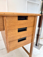 Charger l'image dans la galerie, Bureau scandinave teck blond