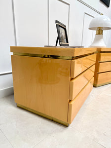 Paire de tables de chevet Mahey