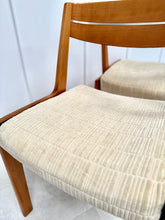 Charger l'image dans la galerie, Lot de 6 chaises tissu beige