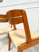 Charger l'image dans la galerie, Lot de 6 chaises tissu beige