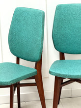 Charger l&#39;image dans la galerie, Lot de 5 chaises vertes