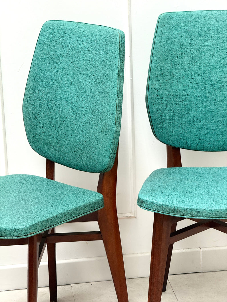 Lot de 5 chaises vertes