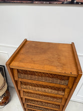 Charger l'image dans la galerie, Chiffonnier vintage en rotin