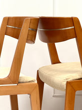 Charger l'image dans la galerie, Lot de 6 chaises tissu beige