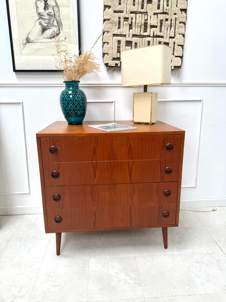 Commode scandinave en teck vintage