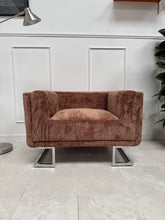 Charger l'image dans la galerie, Fauteuil design Moka mousse