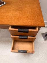 Charger l'image dans la galerie, Bureau scandinave teck blond