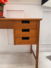 Charger l'image dans la galerie, Bureau scandinave teck blond