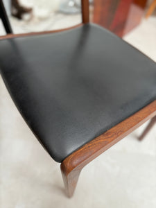 Chaise scandinave en teck vintage