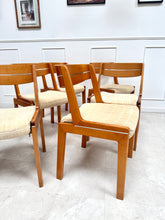 Charger l'image dans la galerie, Lot de 6 chaises tissu beige