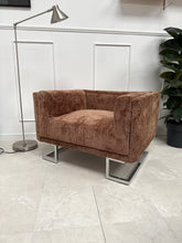Charger l'image dans la galerie, Fauteuil design Moka mousse