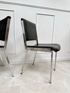 Lot de 5 chaises années 70