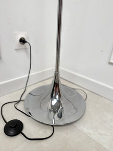 Lampadaire en chrome vintage