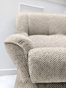 Fauteuil beige années 70