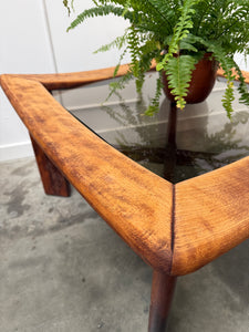 Table basse scandinave années 70
