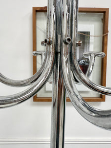 Porte-manteau chromé