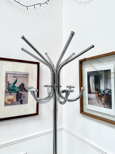 Porte-manteau chromé