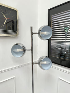 Lampadaire en chrome vintage