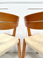 Charger l'image dans la galerie, Lot de 6 chaises tissu beige
