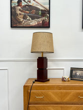 Charger l'image dans la galerie, Lampe à poser en merisier