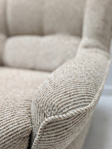 Fauteuil beige années 70