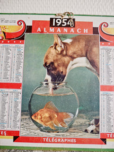 Almanach 1954 services postaux