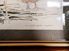 Charger l&#39;image dans la galerie, Cadre lithographie canard