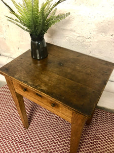 Petite table de ferme bois massif