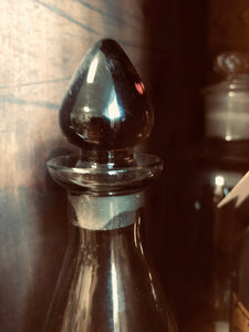 Carafe en verre fumé