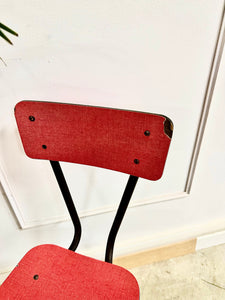 Chaise enfant Formica rouge