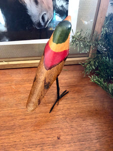 Oiseau décoratif en bois