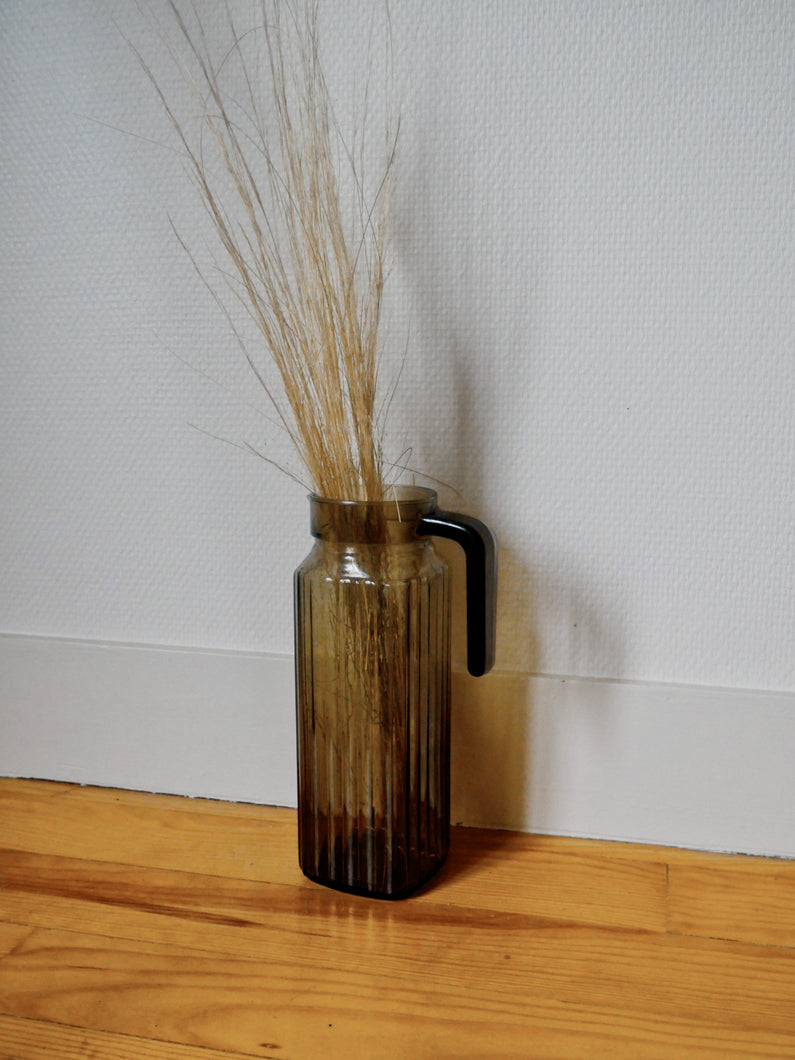 Pichet verre fumé